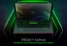 Razer présente son Project Sophia au CES 2022 Razer présente son Project Sophia, un bureau gaming modulaire ultra-futuriste