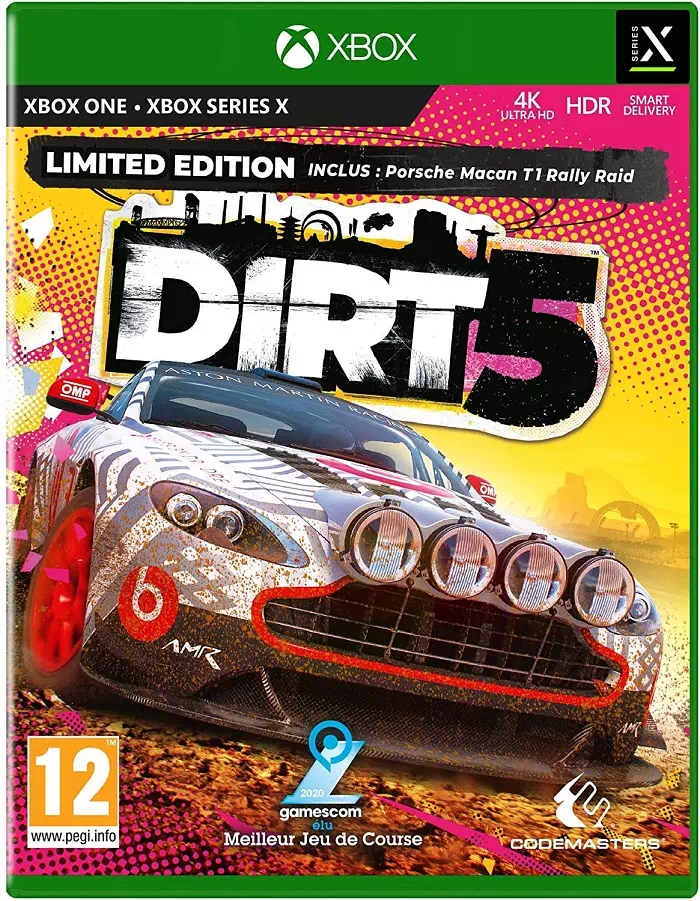 Fiche technique de Dirt 5 sur Xbox Series X