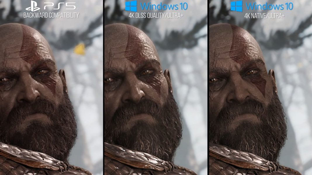 God of War comparé sur PC et PS5