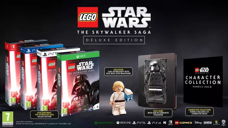 La version américaine de LEGO Star Wars skywalker saga comprend un SteelBook exclusif