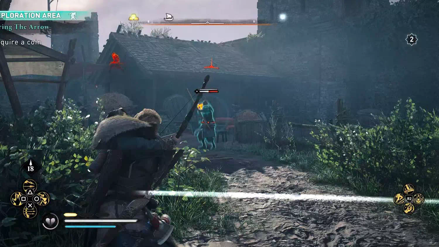 Le tearing dans Assassin's Creed Valhalla sur PS5