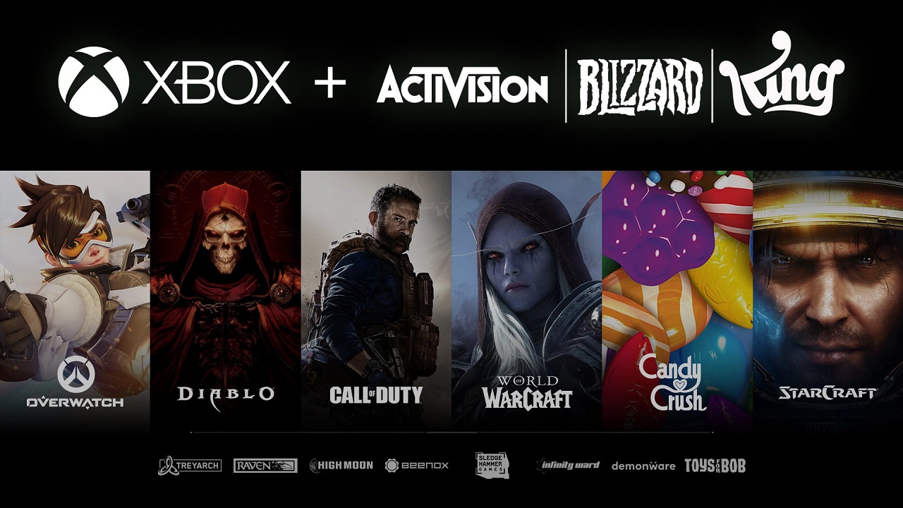 Xbox rachète activision Blizzard