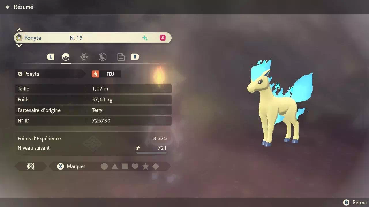 Une quête annexe vous offre un Ponyta Shiny dans Légendes Pokémon Arceus