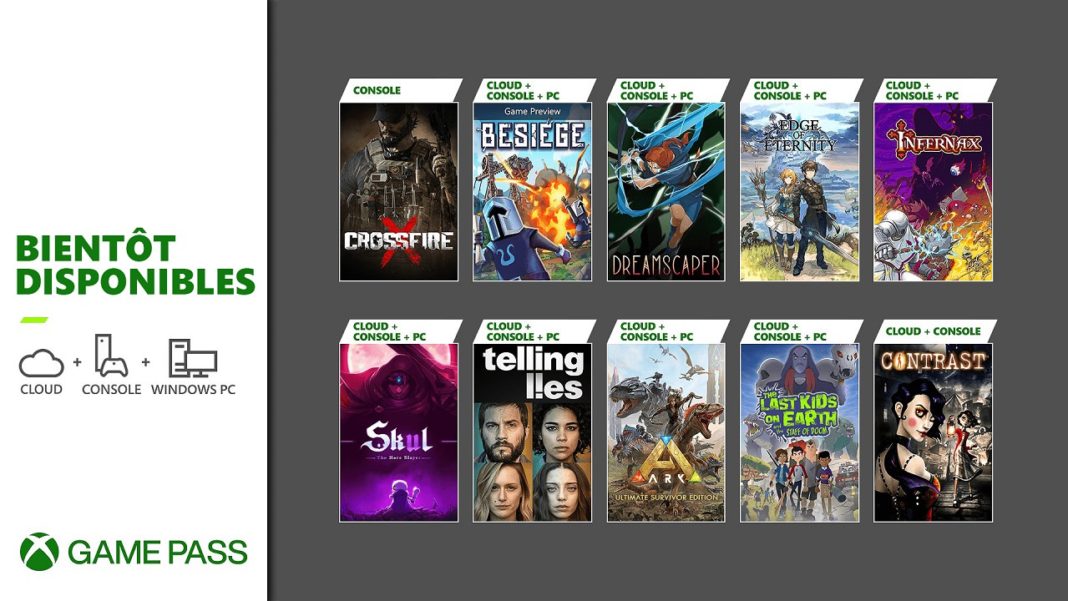 Microsoft dévoile les jeux Xbox Game Pass de février avec CrossfireX et Ark Survival Evolved