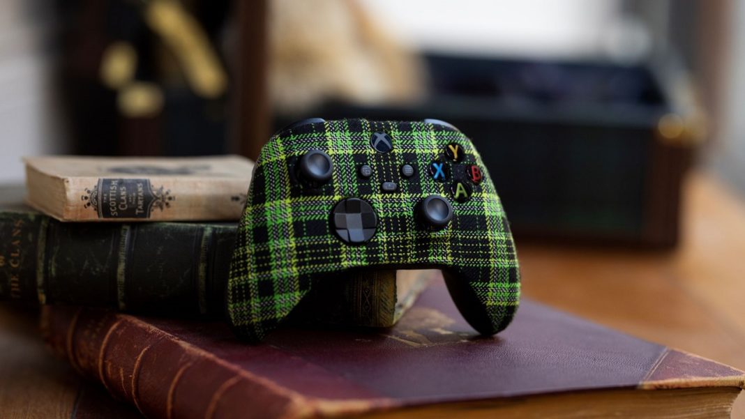 Une manette Xbox en Tartan pour l'anniversaire de la marque