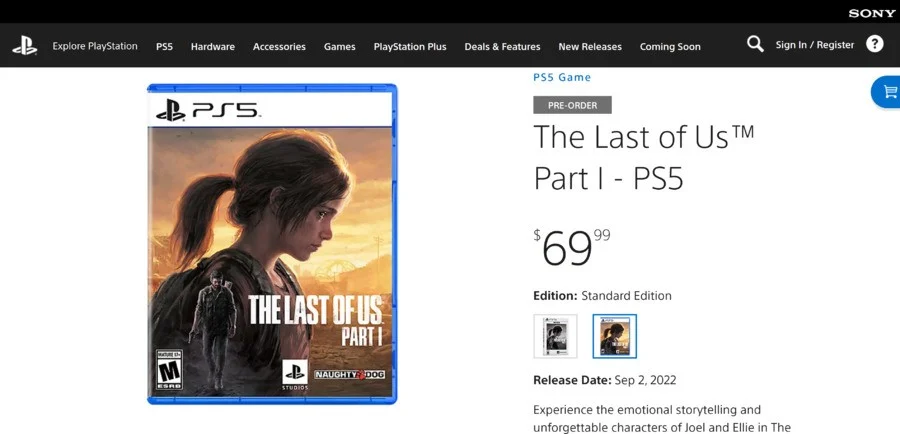 The Last of Us Part I fuite sur PS5 avant son annonce