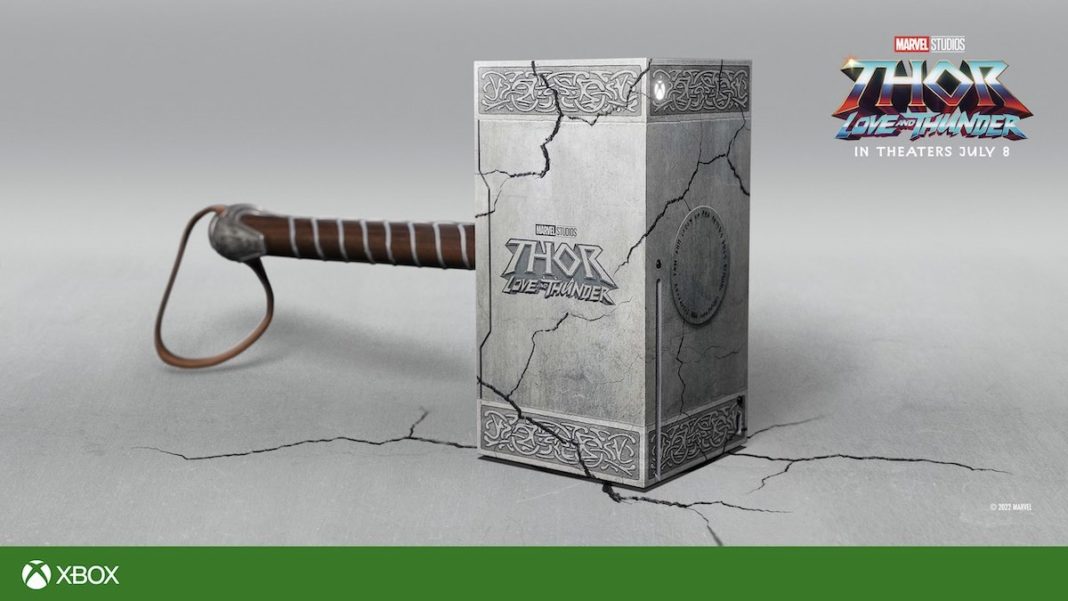 Une Xbox en forme de marteau de Thor à gagner