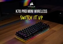 TEST – Corsair K70 Pro Mini Wireless, pas besoin d’être grand pour être champion Découvrez le clavier Corsair K70 Pro Mini Wireless