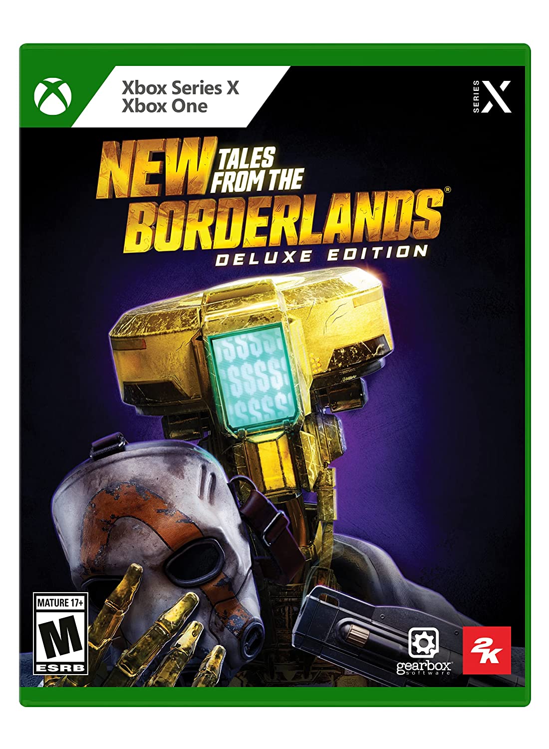 La jaquette Xbox Series X de New Tales from the Borderlands