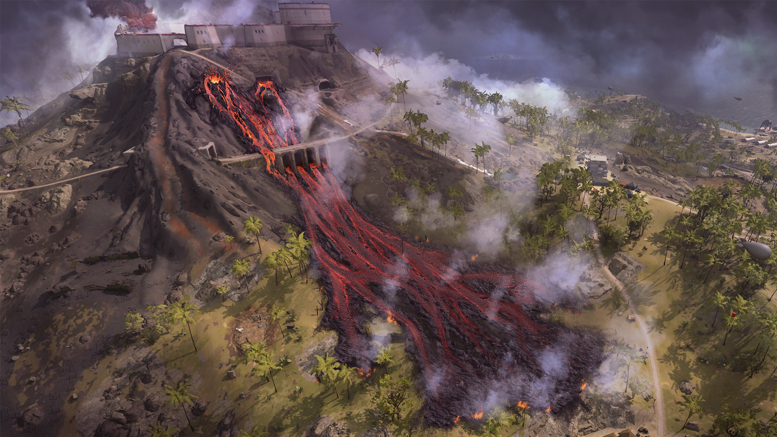 La zone Peak devient volcanique dans Call of Duty Warzone