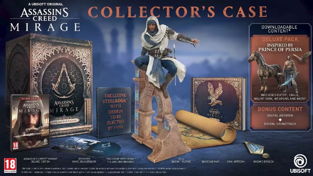 Voici le contenu de l'édition collector d'Assassin's Creed mirage