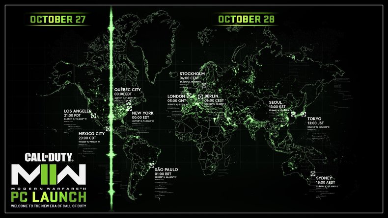 Voici les heures de lancement de l'accès anticipé à Call of Duty Modern Warfare 2