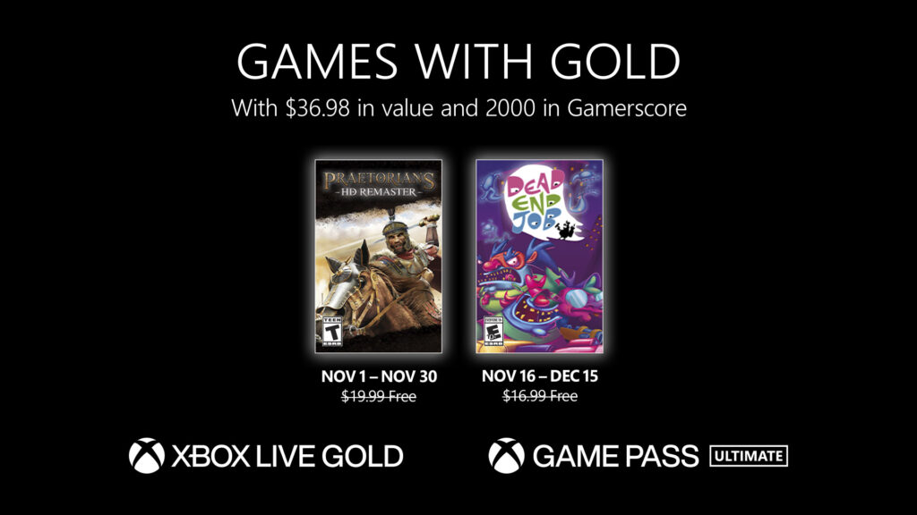 Xbox Games with Gold