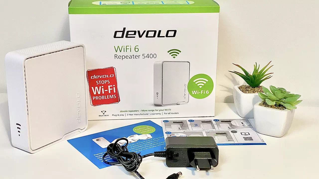 Le Devolo Repeater 5400 WiFi 6 permet d'étendre la portée de votre signal internet