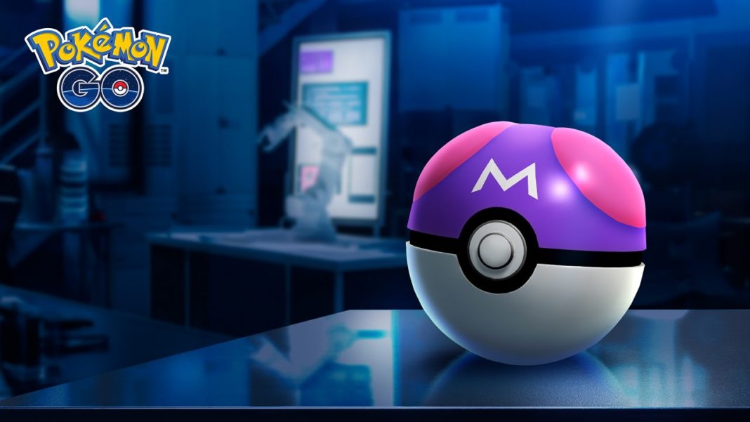 La Master Ball débarque dans Pokémon GO