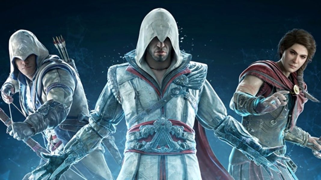 Les trois héros du jeu Assassin's Creed Nexus VR