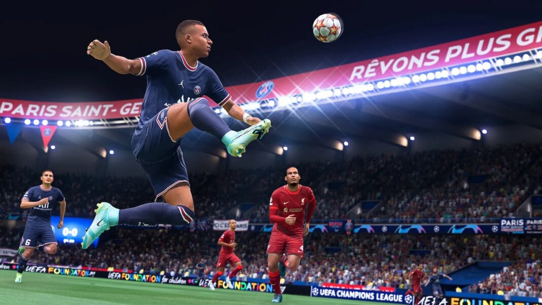 Killian Mbapé pour le jeu FIFA 22