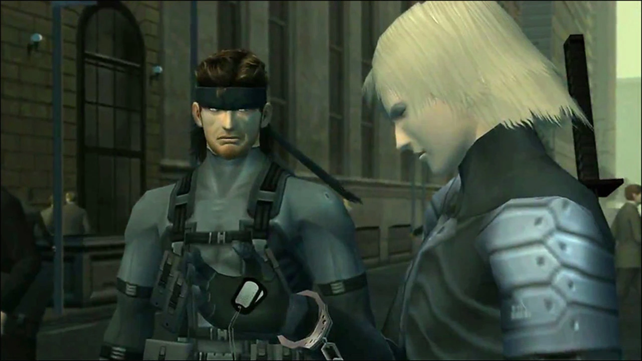Raiden et Solid Snake dans Metal Gear Solid 2