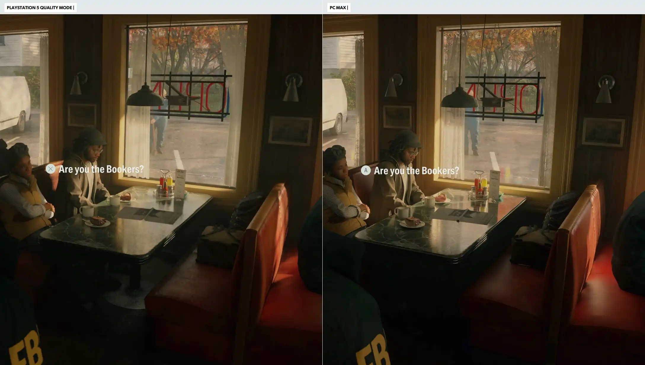 Comparaison des versions PC et PS5 du jeu Alan Wake 2