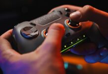 TEST – Scuf Envision Pro La manette scuf Envision en pleine action