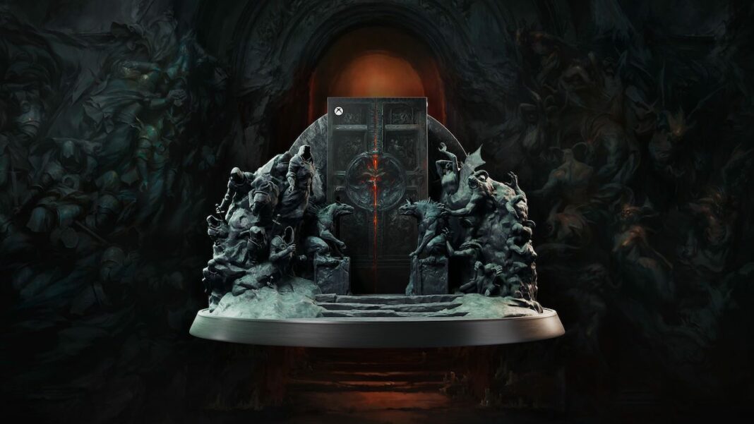 Xbox Series X cutomisée Diablo IV unique au monde