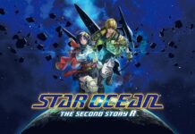 TEST – Star Ocean The Second Story R Logo de Star Ocean The Second Story R avec ses protagonistes sur fond bleur