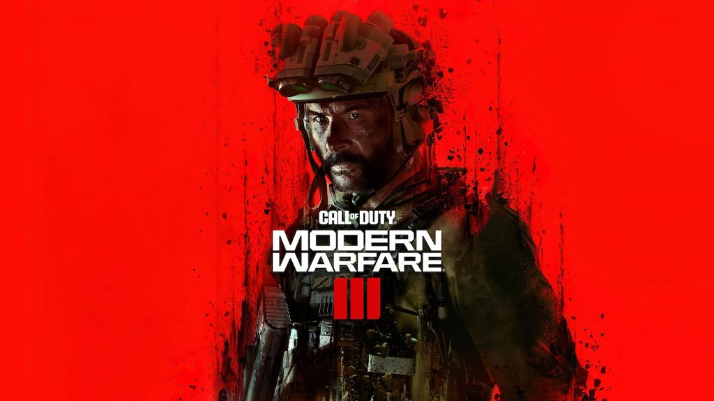 Le Capitaine Price de Call of Duty derrière le logo Modern Warfare 3