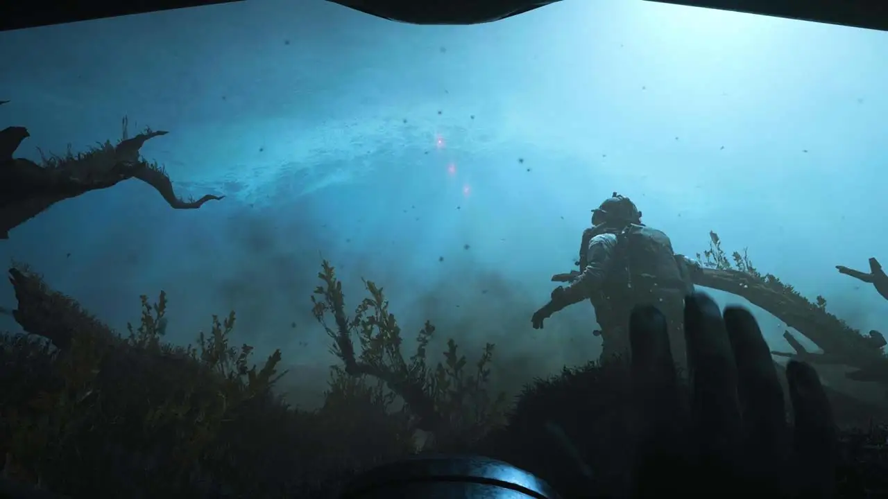 La mission Frozen Tundra de Call of Duty Modern Warfare 3, sous l'eau