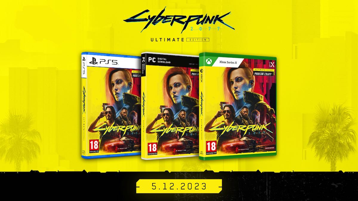 Toutes les éditions du jeu Cyberpunk 2077 Ultimate Edition sur Xbox, PS5 et PC