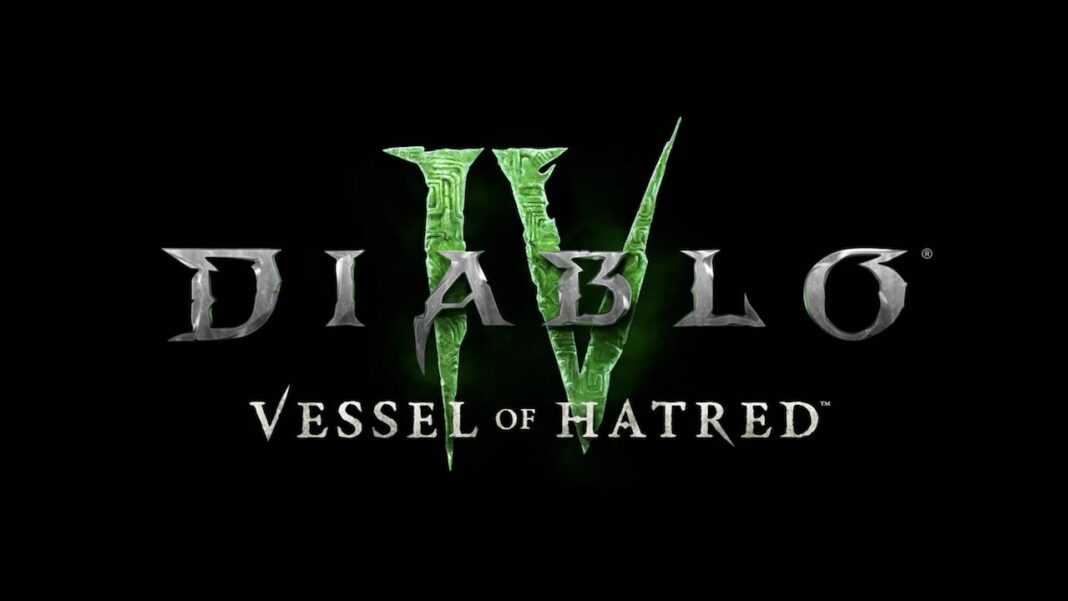 Logo de Vessel of Hatred, le premier DLC de Diablo 4
