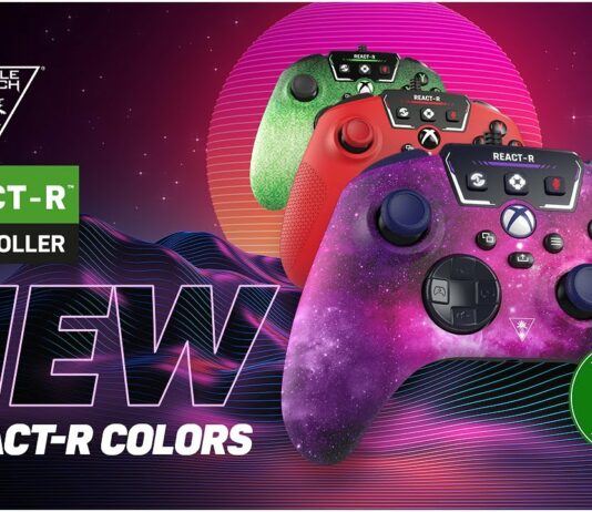 Turtle Beach REACT-R : De nouveaux coloris et améliorations techniques Les nouveaux coloris 2023 de la manette Xbox React-R de Turtle Beach