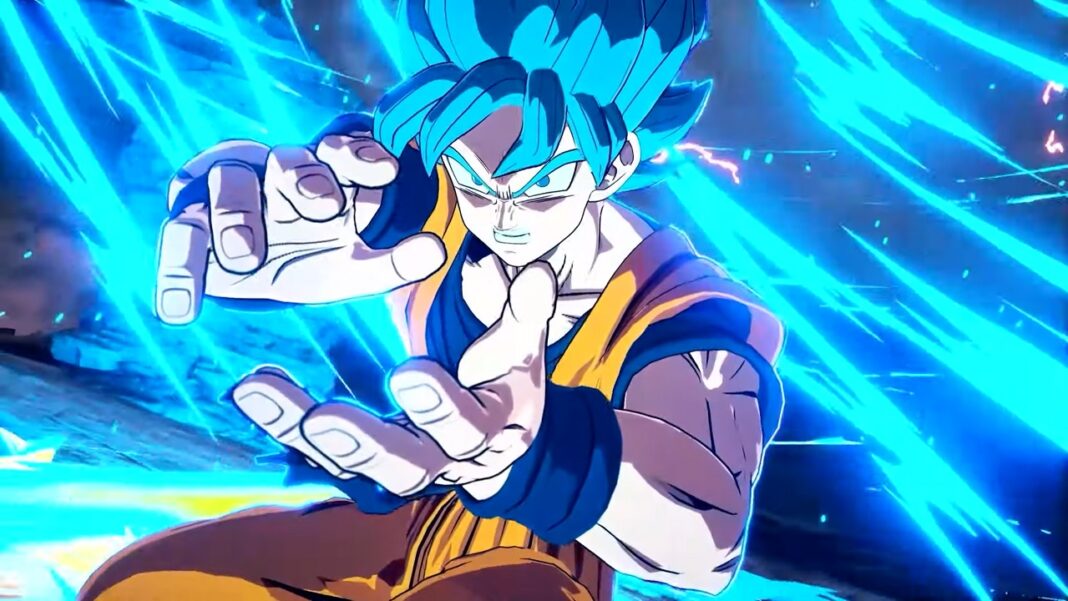 Goku Super Saiyan Blue dans Dragon Ball: Sparking! Zero