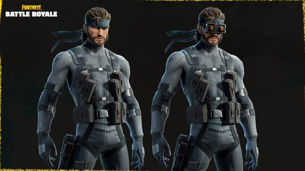 Le skin de Solid Snake est disponible sur Fortnite