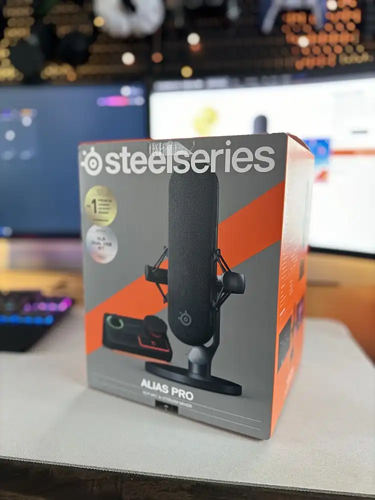 Packaging du micro Alias Pro de SteelSeries