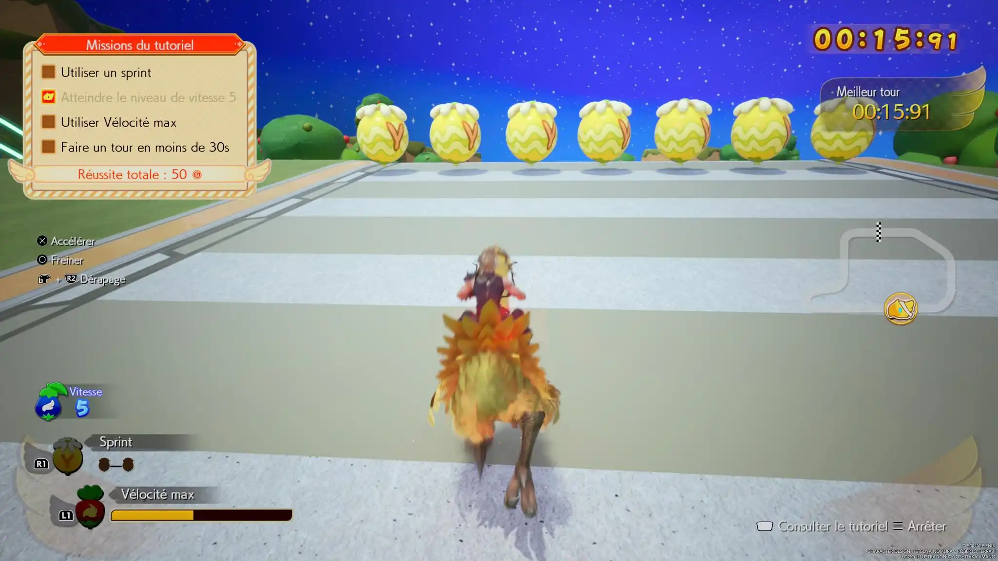 La course de chocobos au Gold Saucer