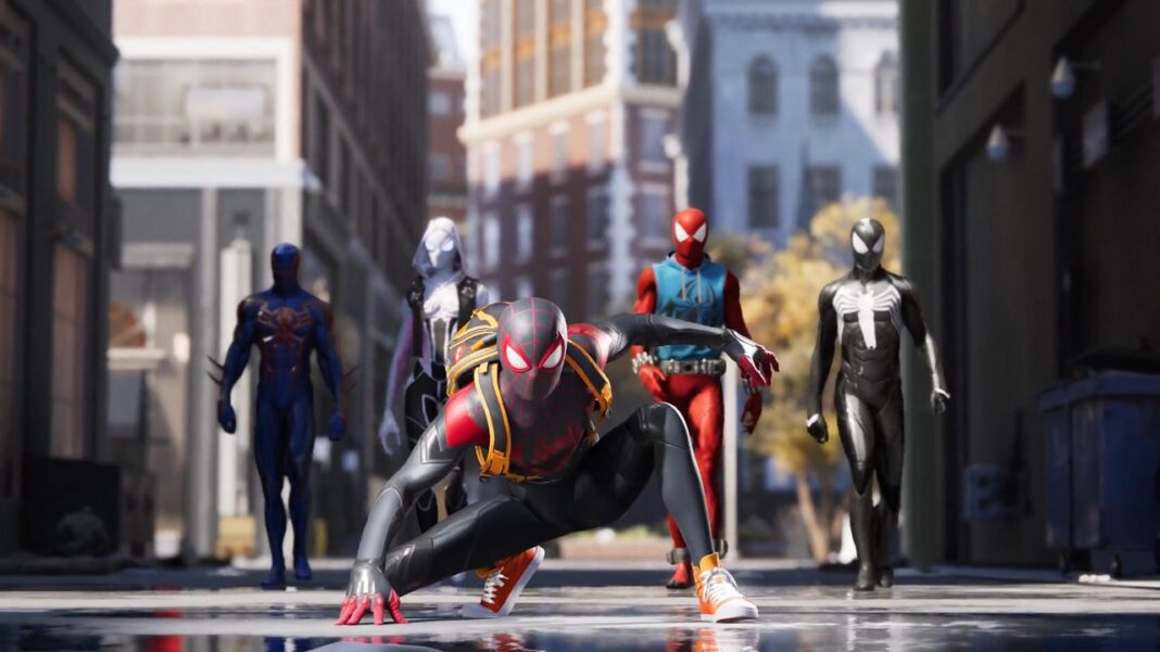 Tous les héros du jeu multijoueurs annulé Spider-Man The Great Web