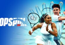 TEST – TopSpin 2K25 Artwork principal du jeu de tennis TopSpin 2K25