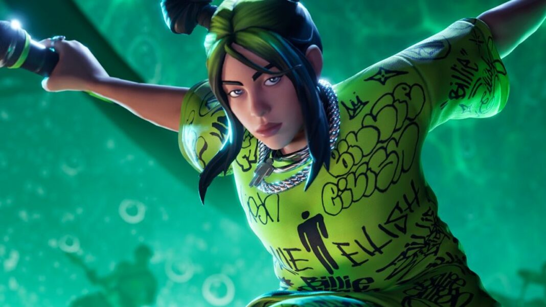 Billie Eilish est la troisième artiste à rejoindre le Fortnite Festival