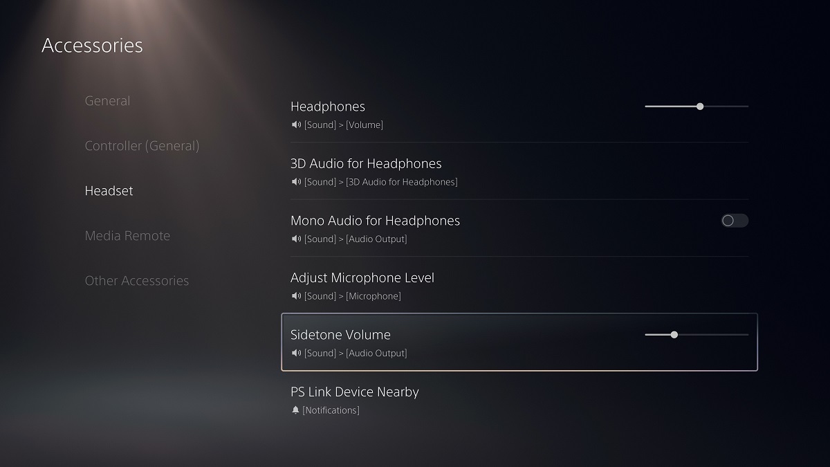 De nouvelles options d'égalisations sont disponibles sur PS5 avec le Sony Pulse Elite