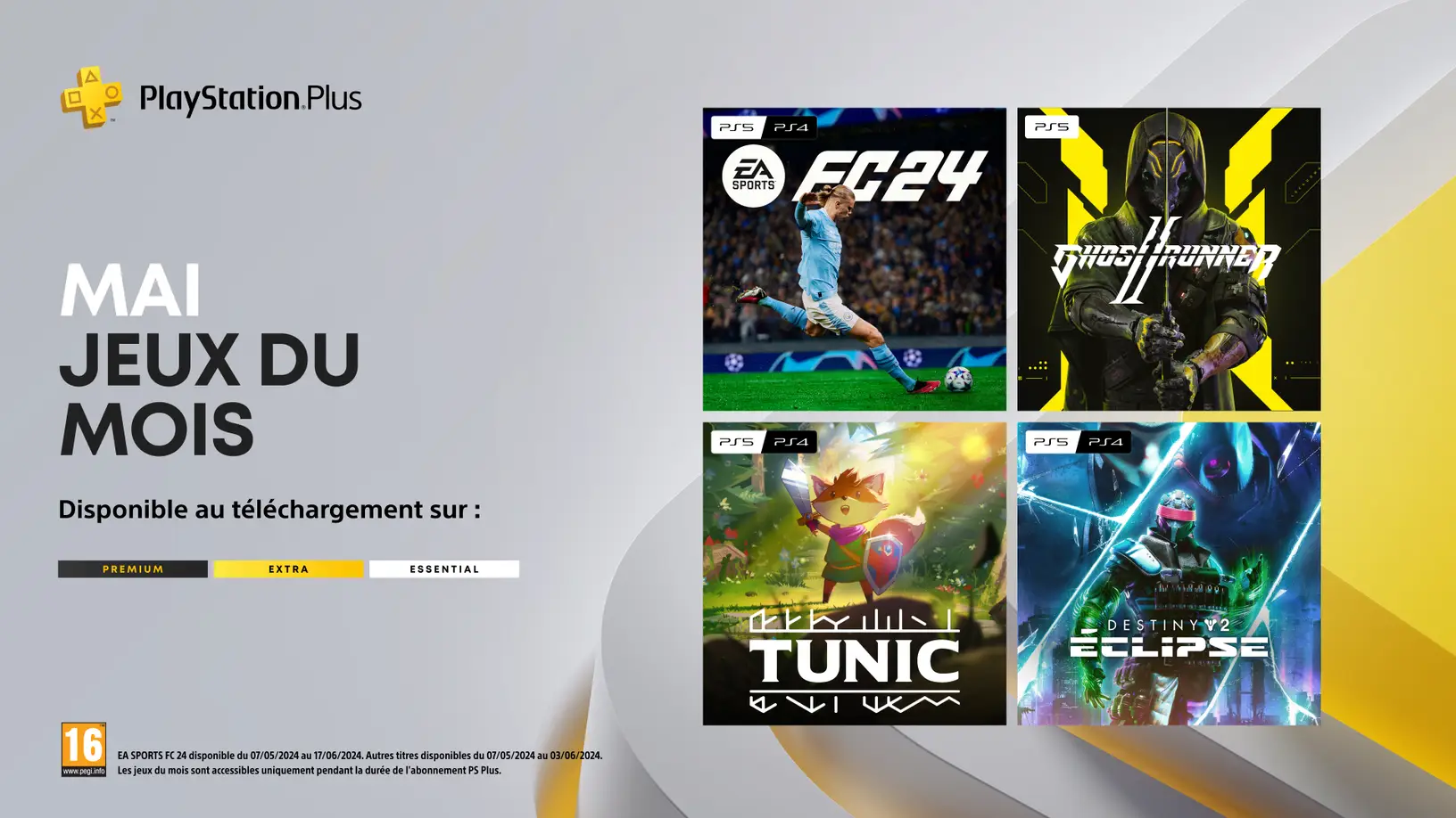 Sélection des jeux PS Plus offerts en mai sur PS4 et PS5.