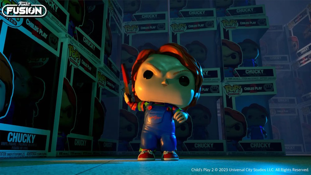 Chucky dans le jeu vidéo Funko Fusion