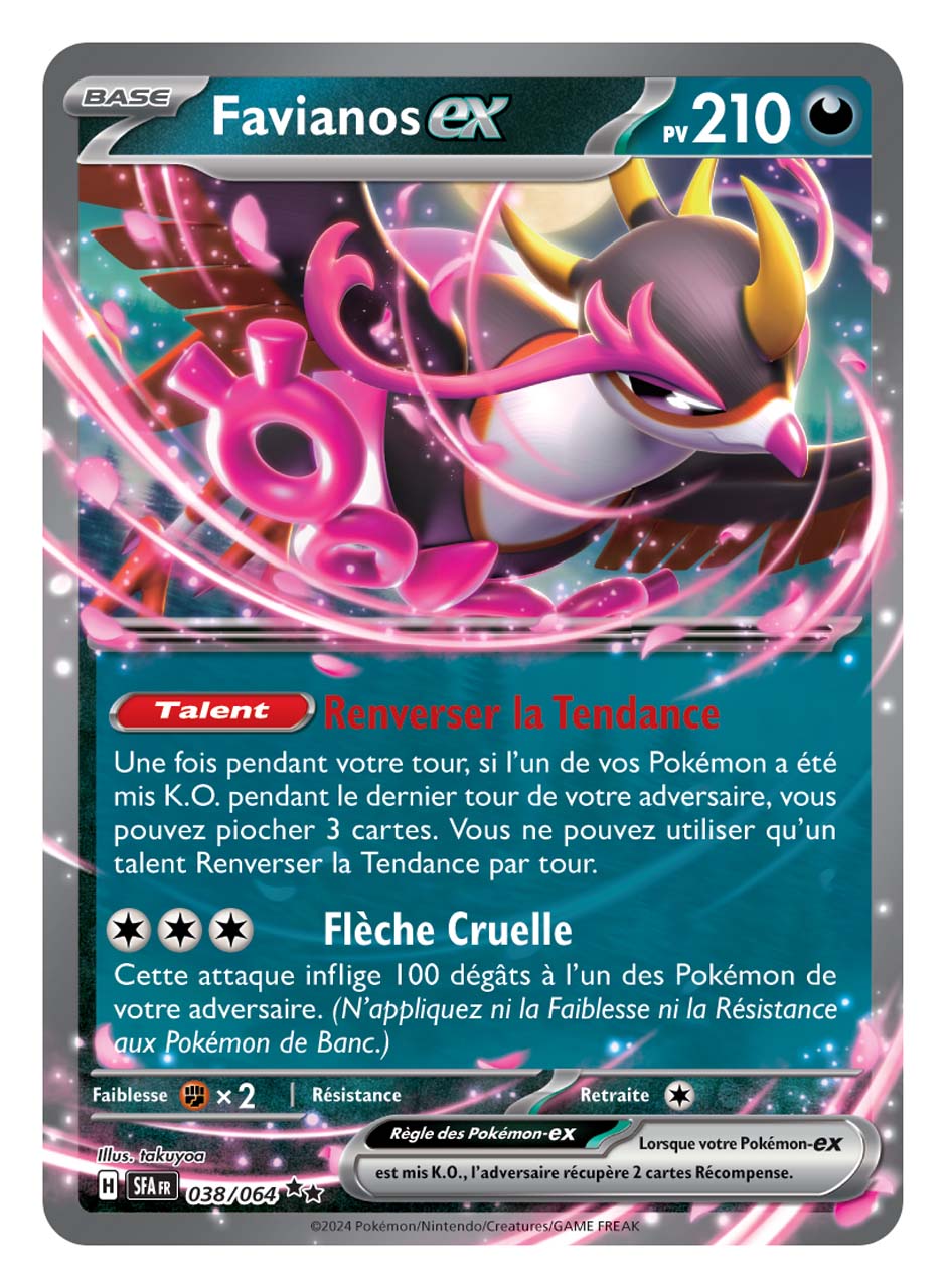 Carte Pokémon Favianos Ex