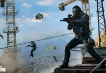 Call of Duty Warzone va tirer sa révérence sur PS4 et Xbox One avec l’arrivée de Modern Warfare 4 Joueurs de Call of Duty Warzone en hauteur, arme à la main