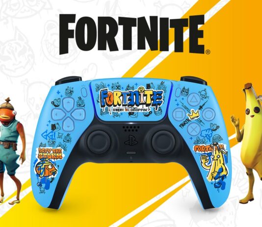 Sony lève le voile sur une DualSense Fortnite pour PS5 La Dualsense collector Fortnite sortira en novembre.