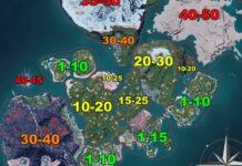 Palworld : Découvrez la carte interactive ultra complète du jeu avec le niveau de chaque zone Carte interactive de Palworld affichant les biomes, les points d'intérêt, les ressources rares et les emplacements des créatures Pals.