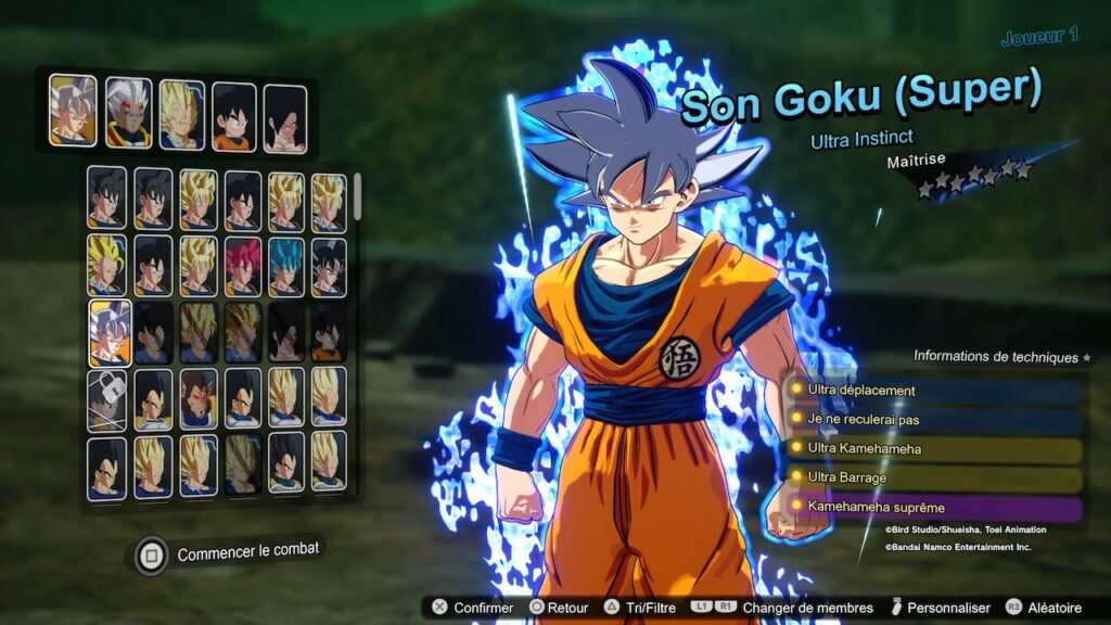 Dragon Ball Sparking Zero Comment débloquer tous les personnages