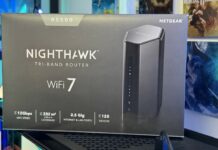 TEST – Routeur Nighthawk WiFi 7 RS500 Packaging du routeur internet haut de gamme Nighthawk WiFi 7 Routeur RS500
