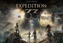TEST – Clair Obscur Expedition 33 : Un RPG français qui impressionne à tous les niveaux Illustration officielle de Clair Obscur: Expedition 33 montrant l’équipe face à la mystérieuse Tour du Continent