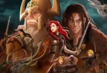 Avis – Le Seigneur des Anneaux : La Guerre des Rohirrim Affiche officielle de La Guerre des Rohirrim avec Helm Hammerhand, Héra et les guerriers du Rohan