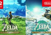 Les jeux The Legend of Zelda Breath of the Wild et Tears of The Kingdom arrivent sur Switch 2 en version améliorée